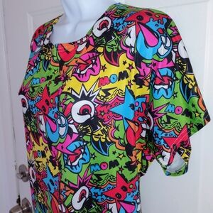 ACDC Rag Graphic Cartoon Print Women's Tunic Tee